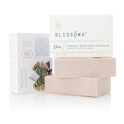 All natural botanical Pomegranate Supreme Facial Cleansing bar